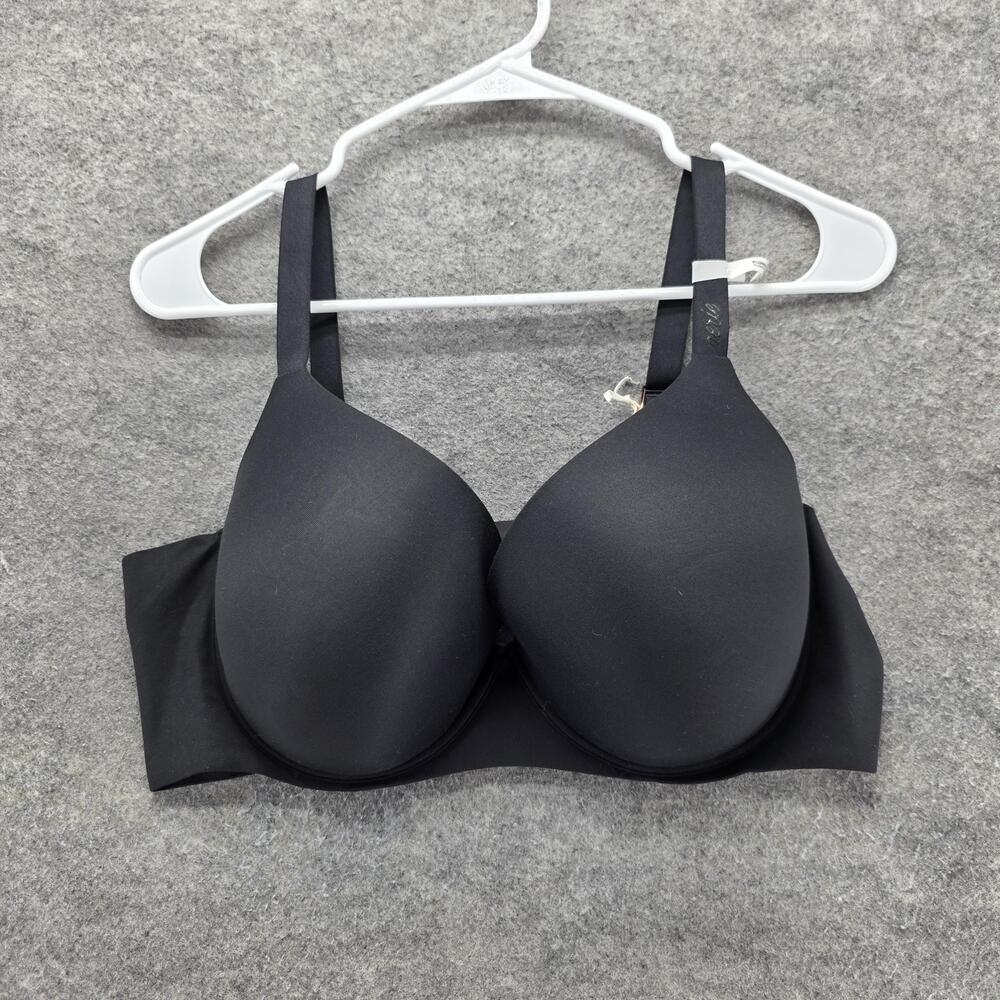 Aerie Bra Womens 40D Black SMOOTHEZ T-Shirt Plunge Underwire Molded Padded
